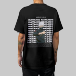 Kakashi Hatake - Naruto Oversized Back-Print T-Shirt (Black)