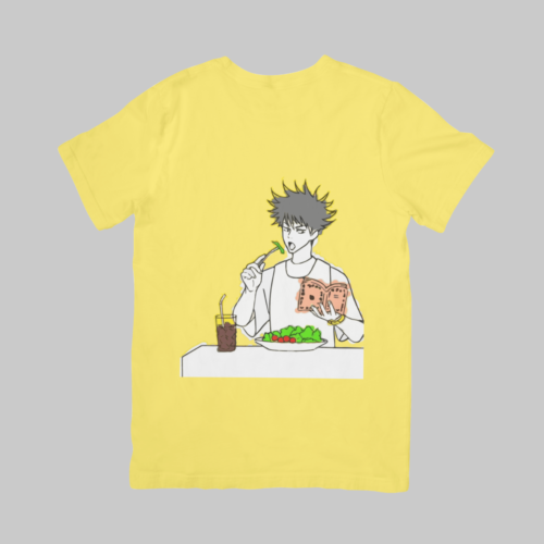 Megumi Fushiguro Jujutsu Kaisen Anime T-Shirt Yellow