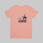 Trio itadori Megumi Nobara Jujutsu Kaisen Anime T-Shirt Peach