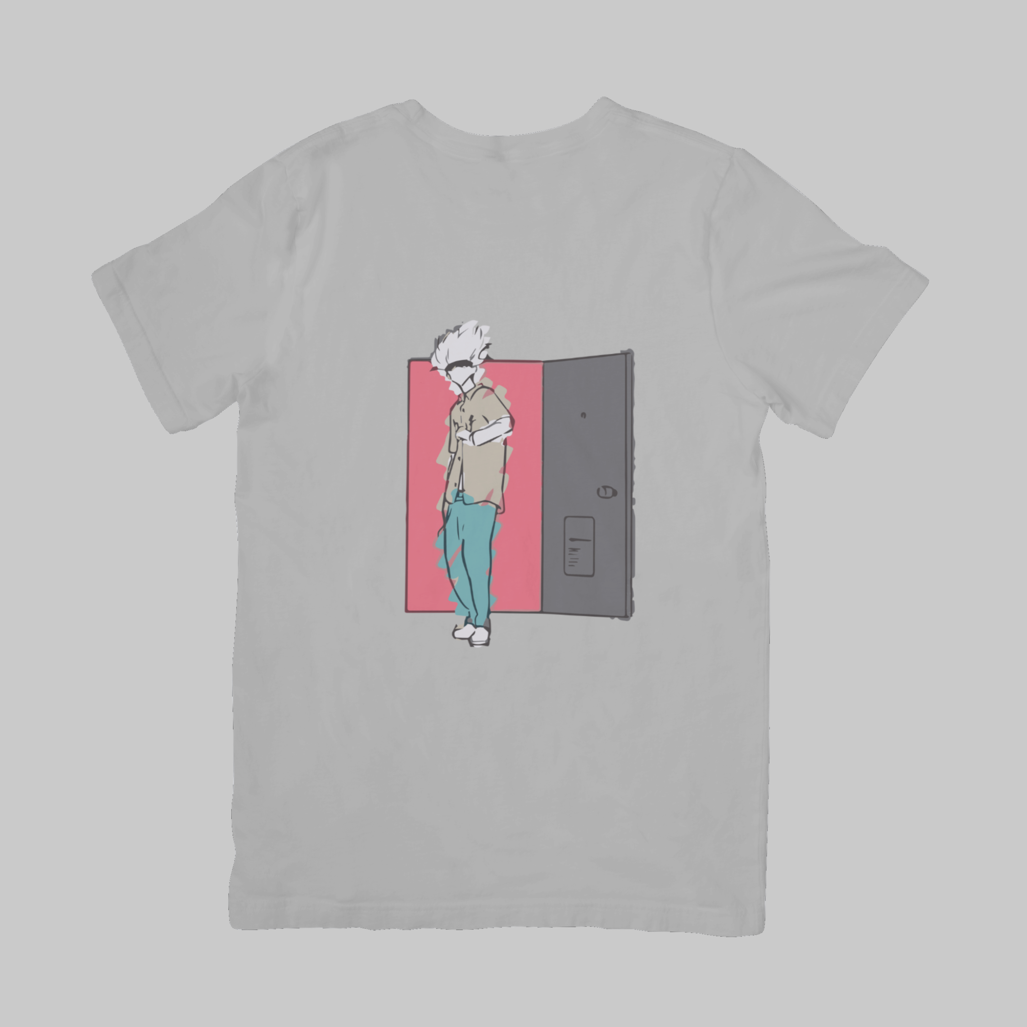Gojo Satoru Jujutsu Kaisen Anime T-Shirt Grey