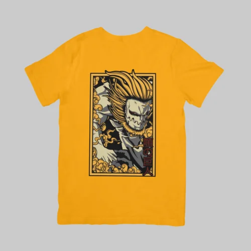 Porco Galliard Jaw Titan - Attack On Titan Regular T-Shirt (Mustard Yellow)