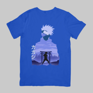 Kakashi Hatake - Naruto Regular T-Shirt (Royal Blue)