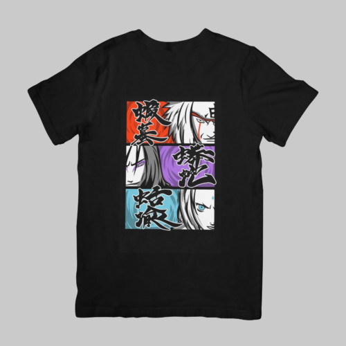 Legendary Sanin - Naruto Regular T-Shirt (Black)