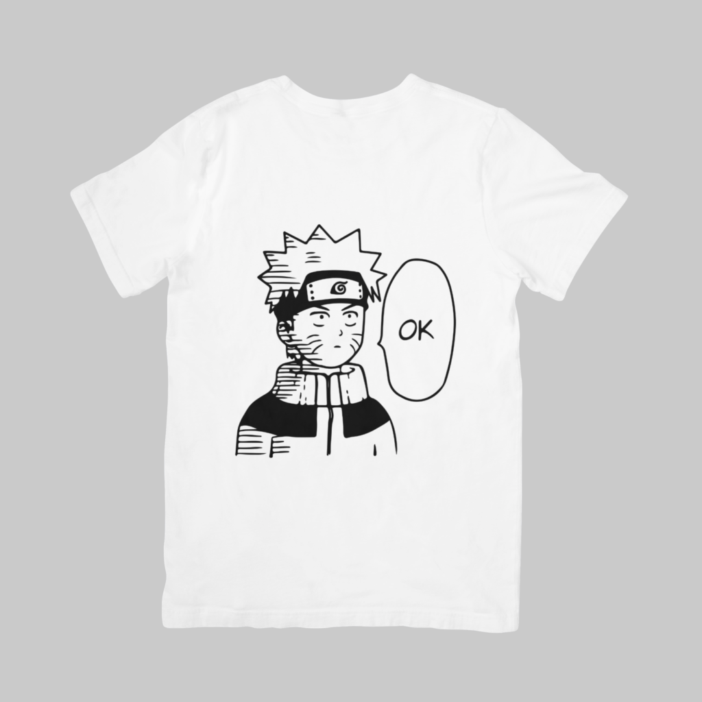 Naruto OK - Naruto Regular T-Shirt (White)