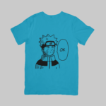 Naruto OK - Naruto Regular T-Shirt (Aqua Blue)