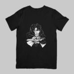 Levi Ackerman Attack On Titan Anime T-Shirt Black