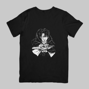 Levi Ackerman Attack On Titan Anime T-Shirt Black