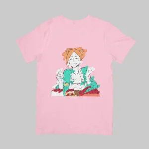 Kugisaki Nobara Jujutsu Kaisen Anime T-Shirt Pink