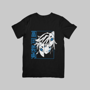 Giyu Tomioka - Demon Slayer Regular T-Shirt (Black)