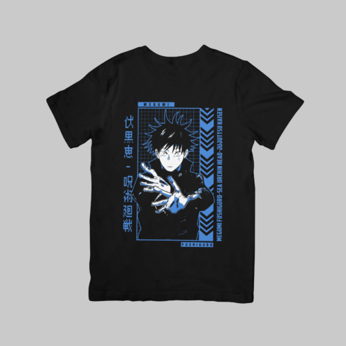 Megumi - Jujutsu Kaisen Regular Fit T-Shirt (Black)