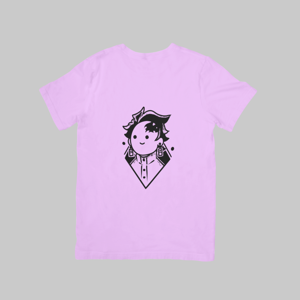 Chibi Tanjiro - Demon Slayer Regular T-Shirt (Lavender)