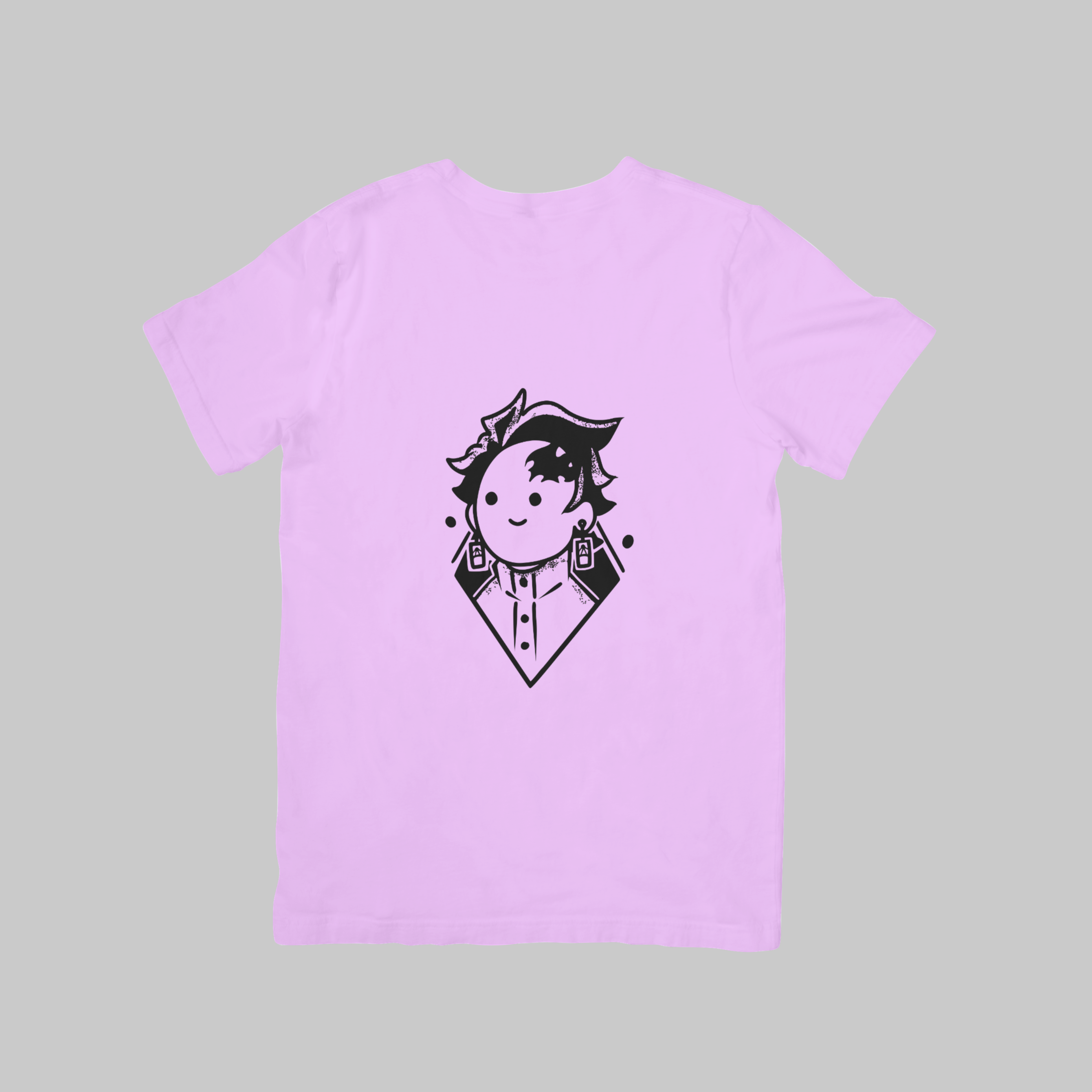 Chibi Tanjiro - Demon Slayer Regular T-Shirt (Lavender)
