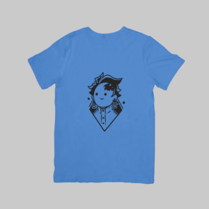 Chibi Tanjiro - Demon Slayer Regular T-Shirt (Light Blue)