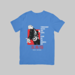 Gojo Satoru "I Alone Am The Honoured One" - Jujutsu Kaisen Regular Fit T-Shirt (Light Blue)