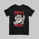 Luffy Gear 5 - One Piece Regular T-Shirt (Black)