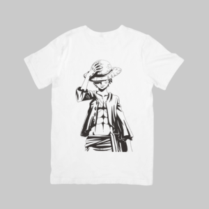 Pirate King Luffy - One Piece Regular T-Shirt (White)