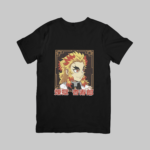 Kyojuro Rengoku - Demon Slayer Regular T-Shirt (Black)