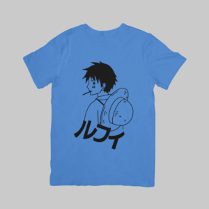 Monkey D. Luffy - One Piece Regular T-Shirt (Blue)