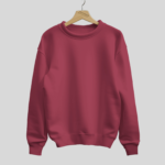 Premium Plain Sweatshirt Maroon