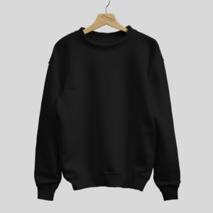 Premium Plain Sweatshirt Black