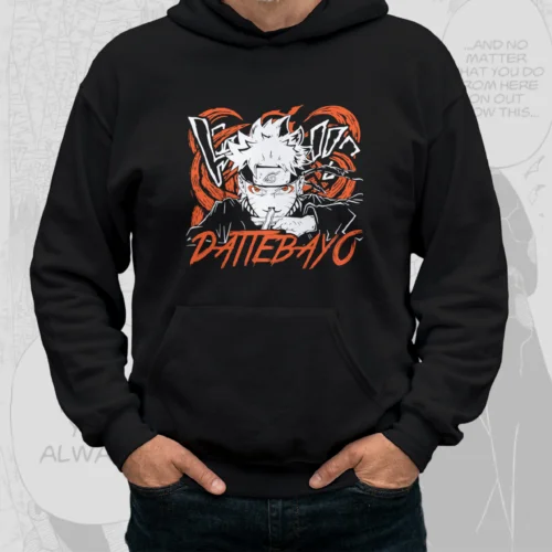 Dattebayo - Naruto Shippuden Premium Hoodie (Black)