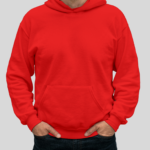 Premium Plain Hoodie Red