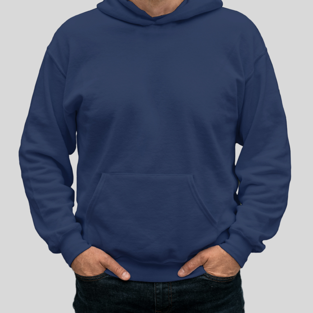 Premium Plain Hoodie Navy Blue