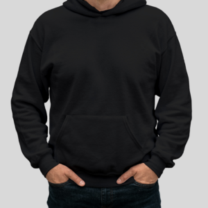 Premium Plain Hoodie Black