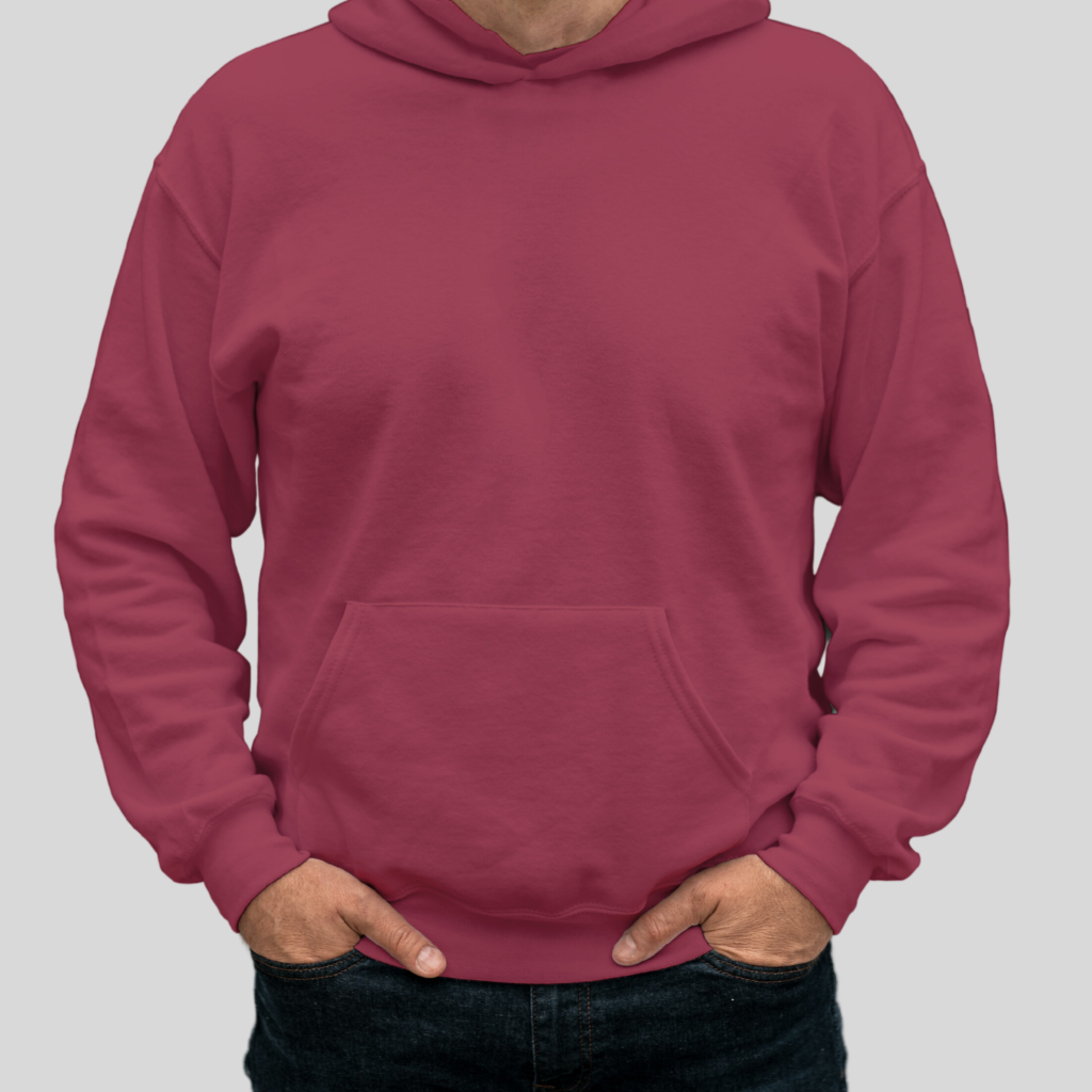 Premium Plain Hoodie Maroon