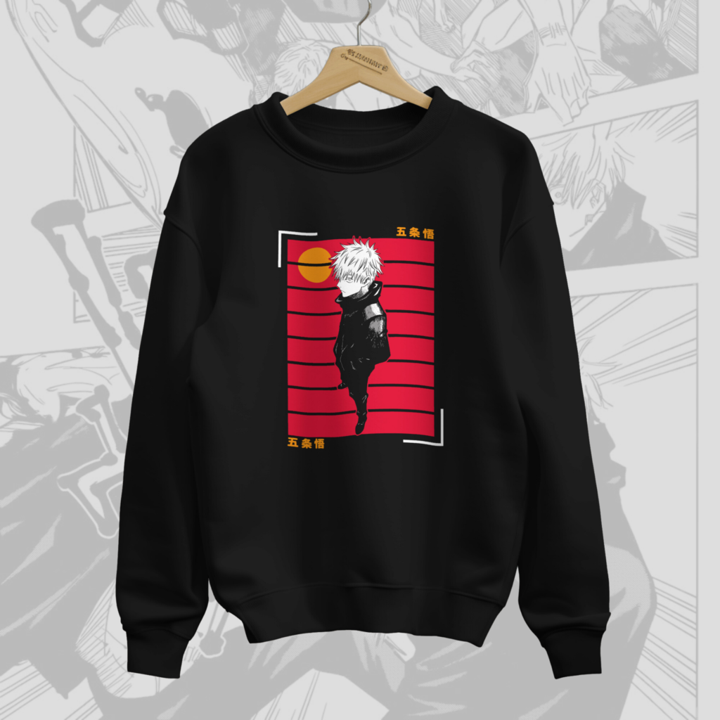 Gojo Satoru - Jujutsu Kaisen Premium Sweatshirt (Black)