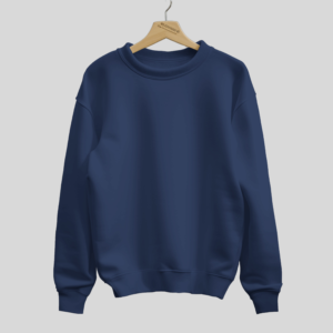 Premium Plain Sweatshirt Navy Blue