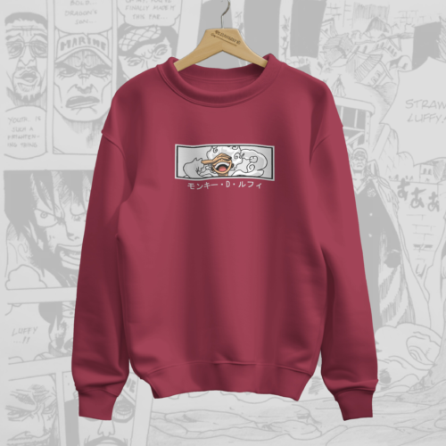 Gear 5 - One Piece Premium Sweatshirt (Maroon)