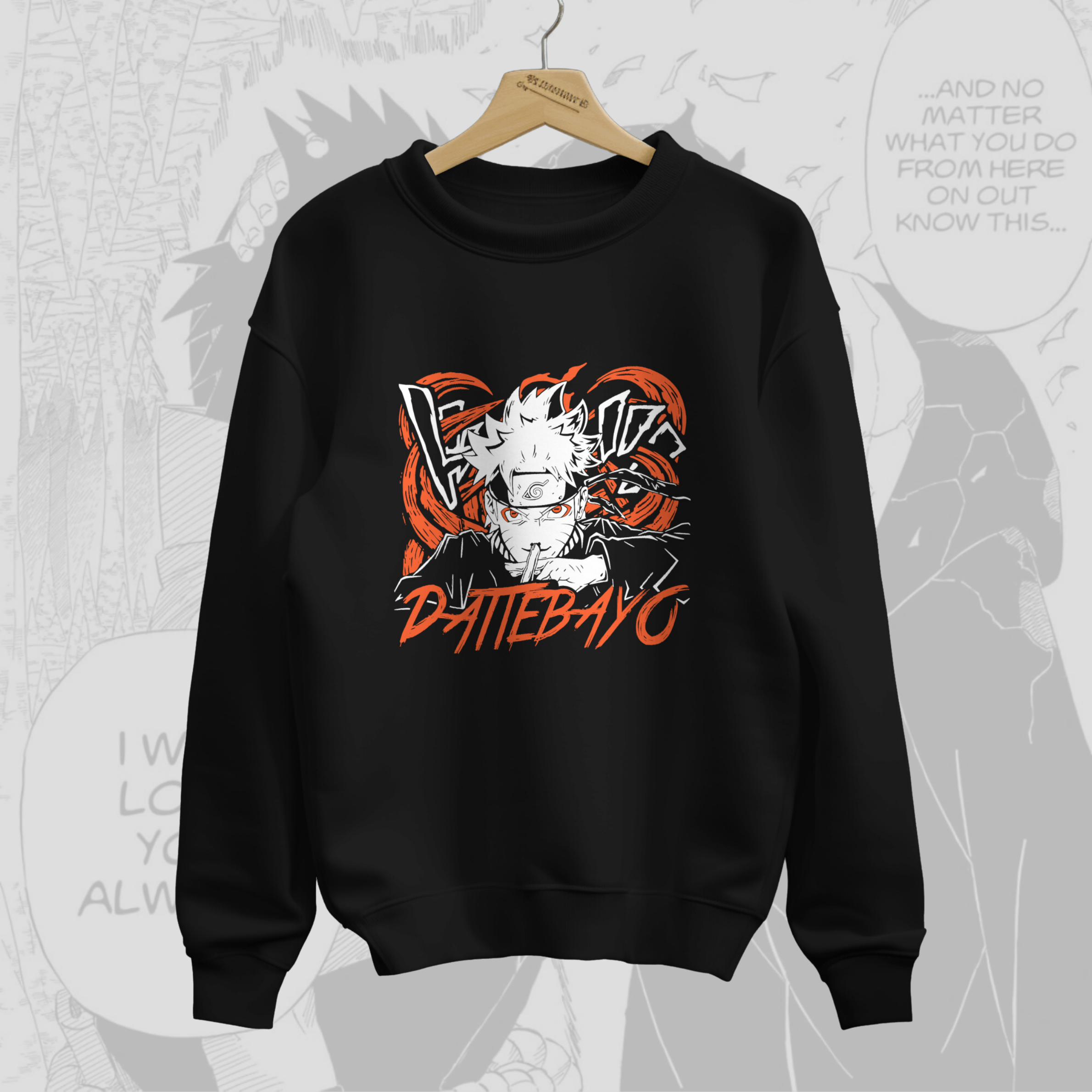 Naruto - Naruto Shippuden Premium Sweatshirt (Black)