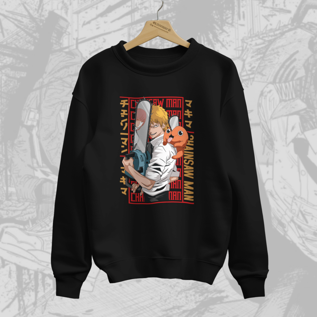 Denji - Chainsaw Man Premium Sweatshirt (Black)