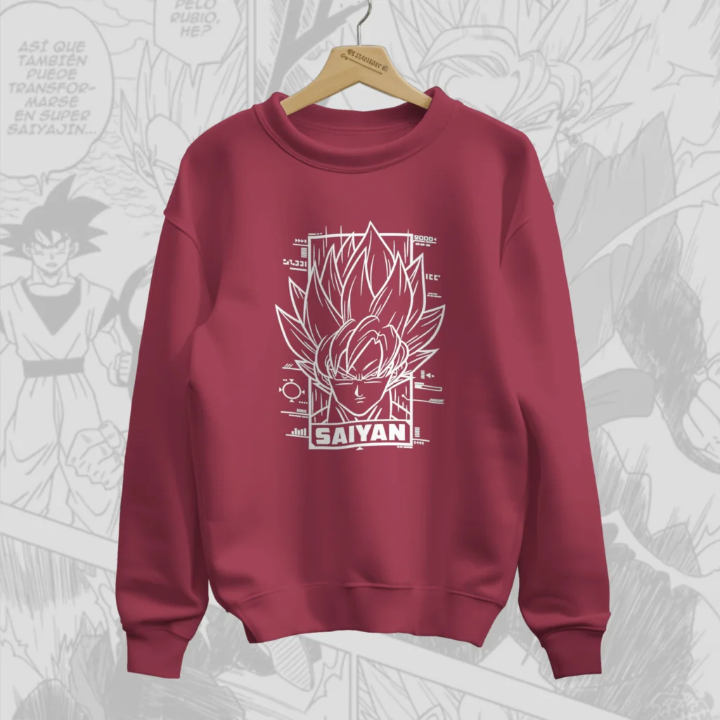 Goku - Dragon Ball Premium Sweatshirt (Maroon)