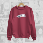 Tanjiro Eyes - Demon Slayer Premium Sweatshirt (Maroon)