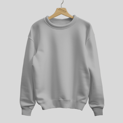 Premium Plain Sweatshirt Grey