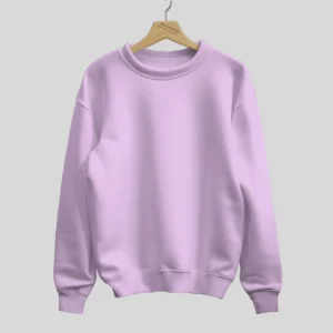 Premium Plain Sweatshirt Lavender