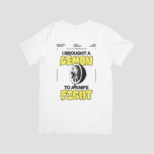 Lemon - Premium Regular T-Shirt (White)