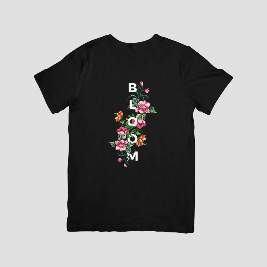 Bloom - Premium Regular T-Shirt (Black)