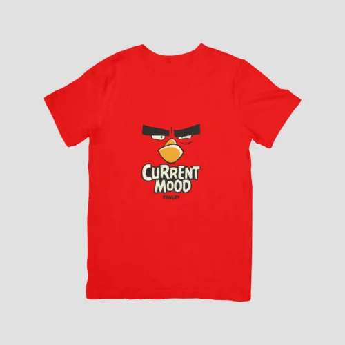 Current Mood - Premium Regular T-Shirt (Red)