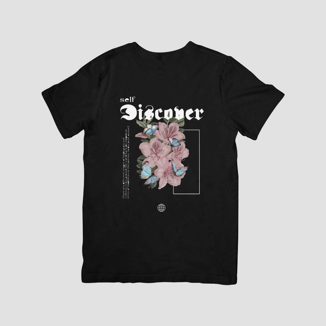Discover - Premium Regular T-Shirt (Black)