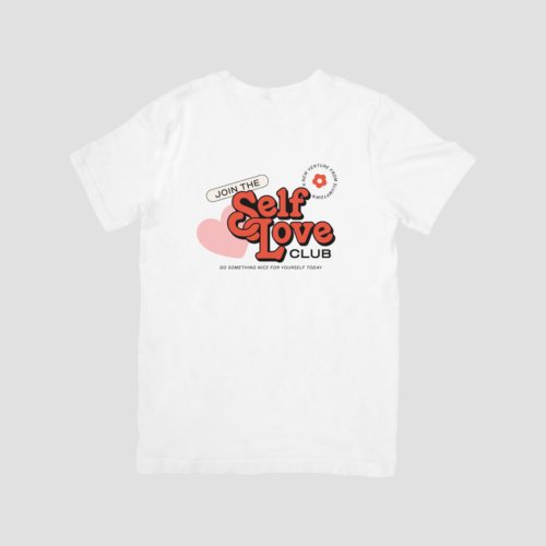 Self Love - Premium Regular T-Shirt (White)