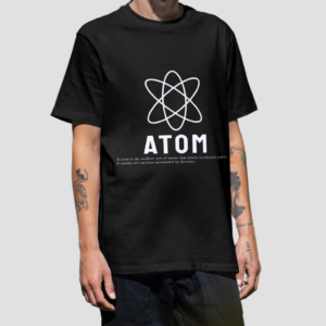 Atom - Premium Oversize T-Shirt (Black)