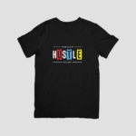 Hustle - Premium Regular T-Shirt (Black)