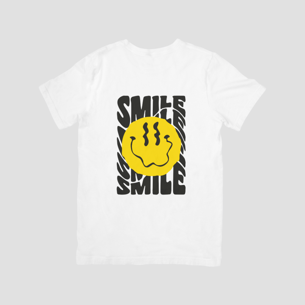 Smile - Premium Regular T-Shirt (White)