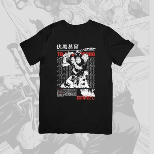 Toji Fushiguro - Jujutsu Kaisen Regular T-Shirt (Black)