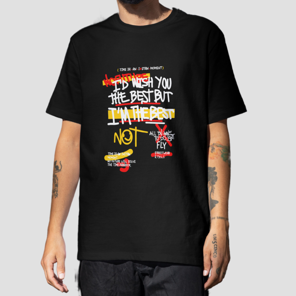 I Am The Best - Premium Oversize T-Shirt (Black)