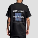 Nothing - Premium Oversize Back-Print T-Shirt (Black)