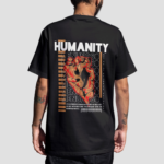 Humanity - Premium Oversize Back-Print T-Shirt (Black)